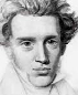 Portrait de Soren Kierkegaard